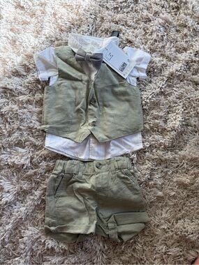 H&M Linen Blend Baby Suit